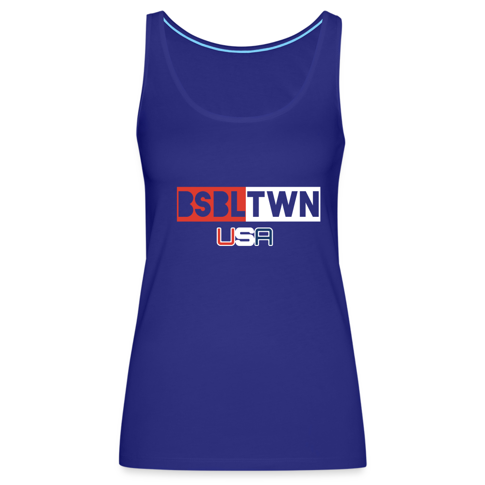 Women’s Premium BSBLTWN Tank Top - royal blue