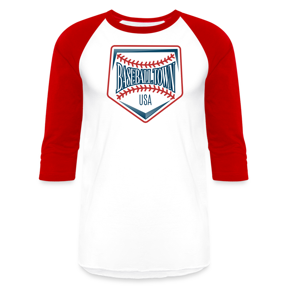 Baseball T-Shirt - white/red