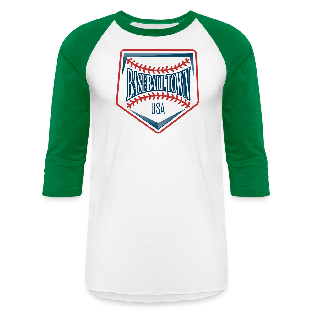 Baseball T-Shirt - white/kelly green