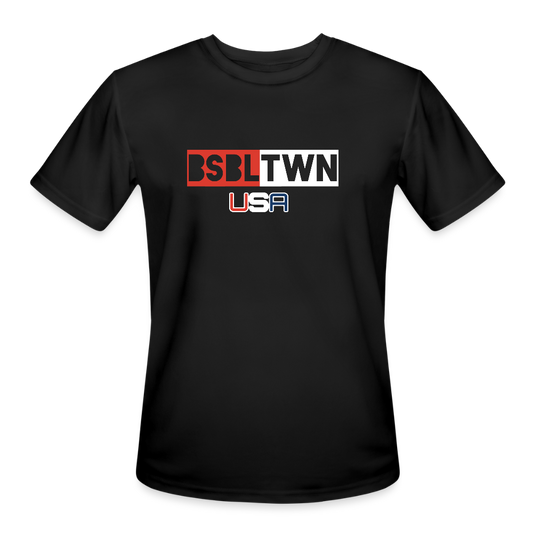 Men’s Moisture Wicking Performance T-Shirt - black