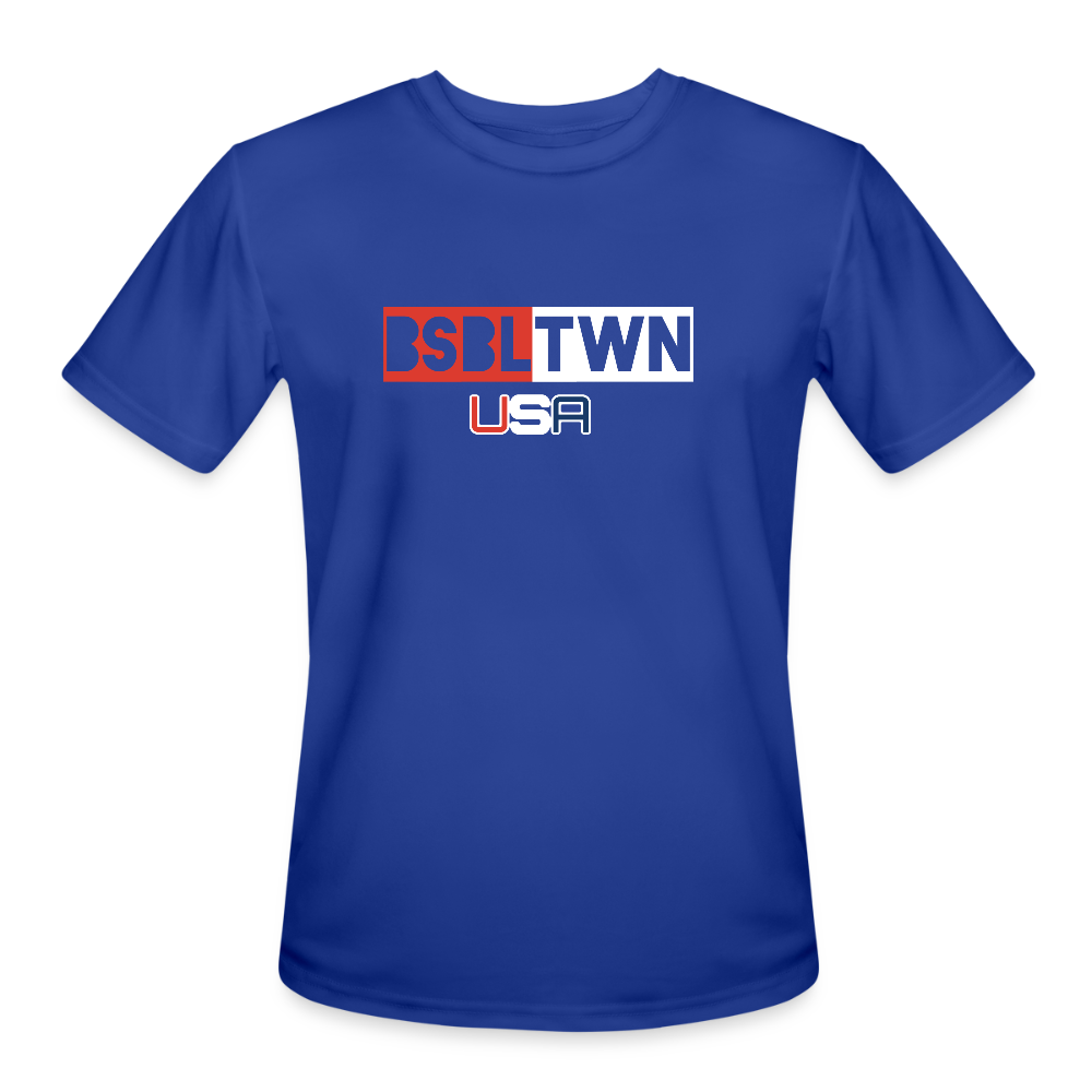 Men’s Moisture Wicking Performance T-Shirt - royal blue