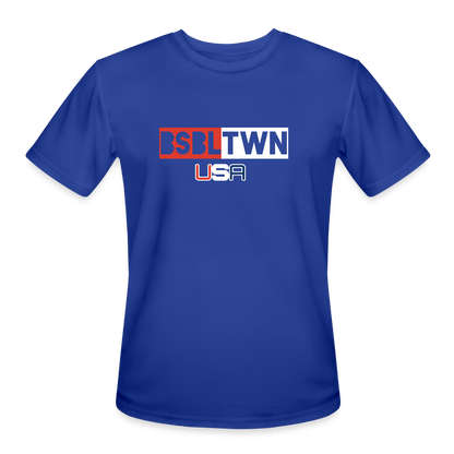 Men’s Moisture Wicking Performance T-Shirt - royal blue