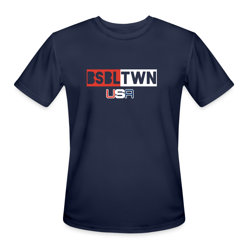 Men’s Moisture Wicking Performance T-Shirt - navy