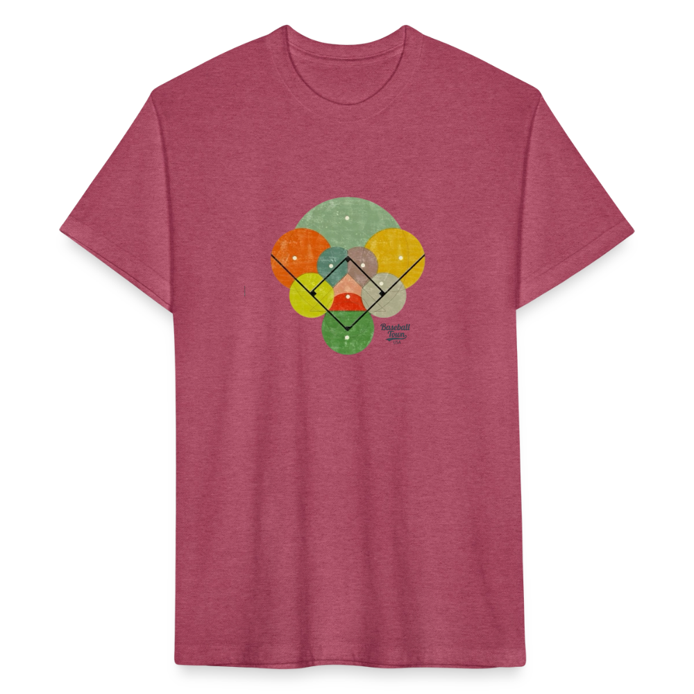 "Priorities" - heather burgundy