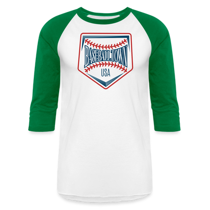 Baseball T-Shirt - white/kelly green